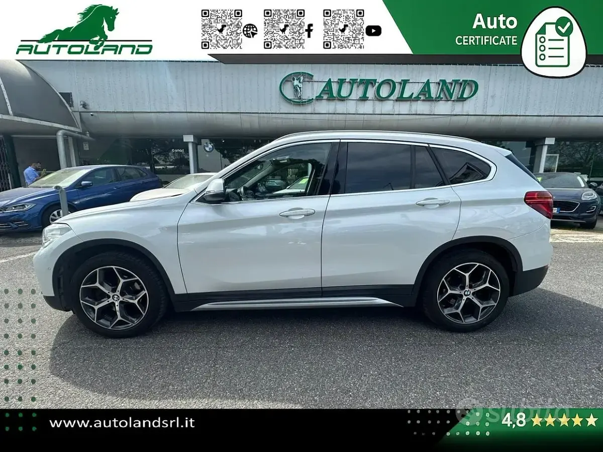 Usata BMW X1 xLine 150 CV (110 kW) 2019 Bianco SUV