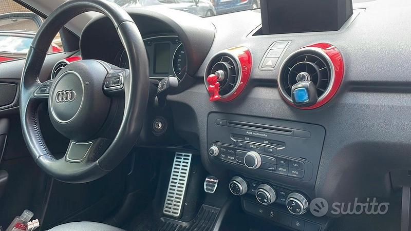 Usata Audi A1 S-Line 90 CV (66 kW) 2015 Rosso Utilitaria