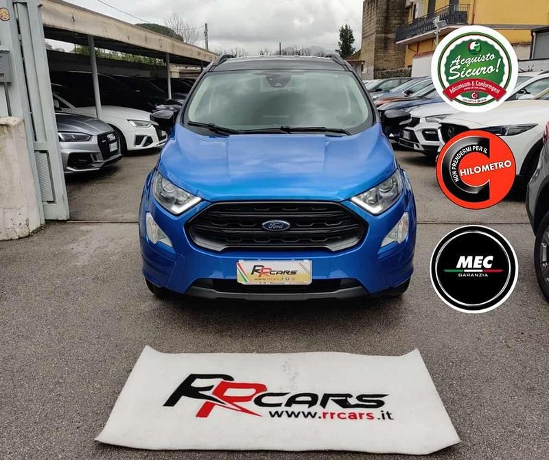 Usata Ford Ecosport ST-Line 125 CV (91 kW) 2020 Blu/azzurro SUV