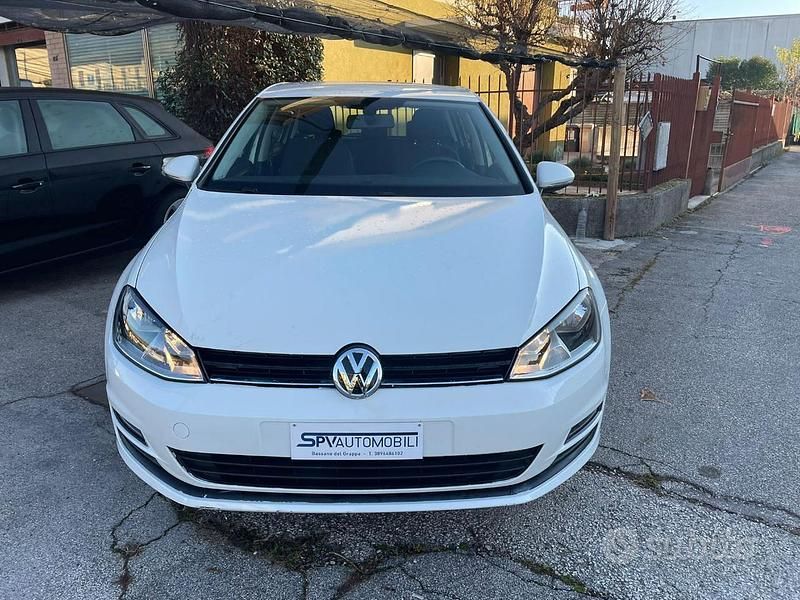 Usata VW Golf VII 110 CV (80 kW) 2016 Bianco Berlina