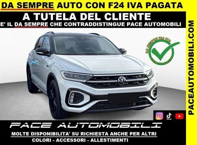 Bianco Usata 2024 VW T-Roc R-line SUV | 31.500 € (Molto cara) - Immagine 1/1