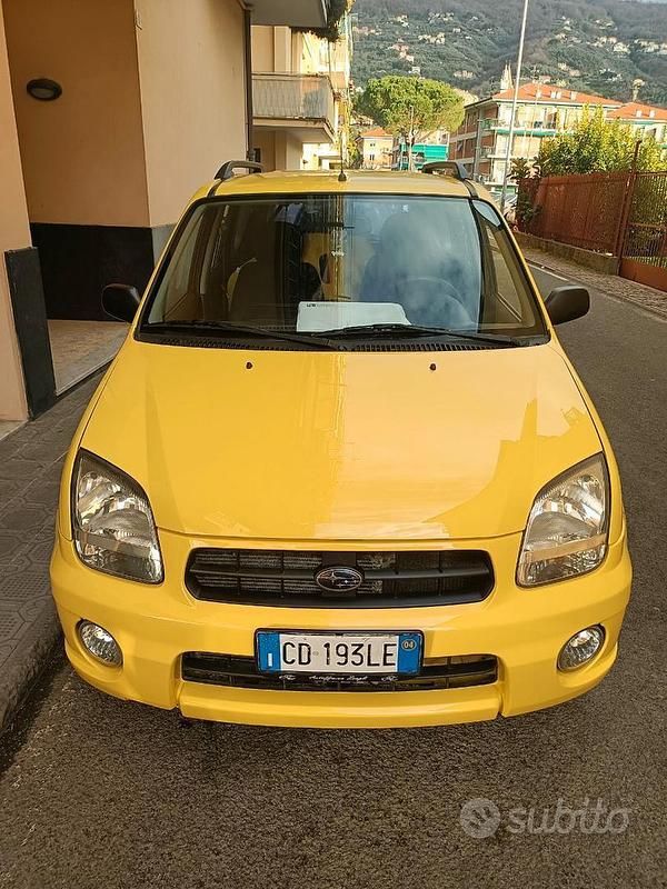 Usata Subaru Justy 2004 Giallo Utilitaria