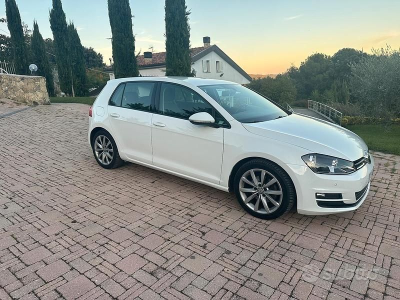 Usata VW Golf VII Executive 110 CV (80 kW) 2017 Bianco Berlina
