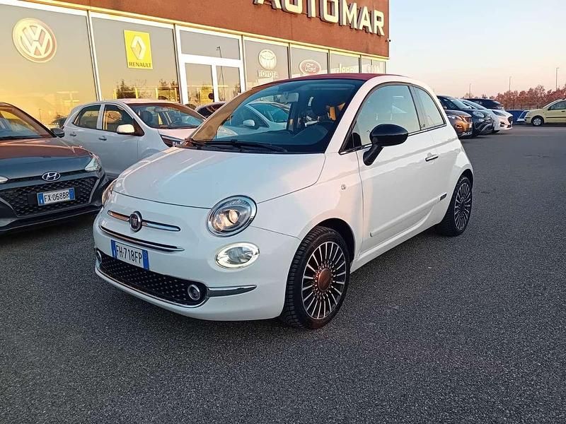 Usata Fiat 500C Lounge 69 CV (50 kW) 2017 Bianco Cabrio