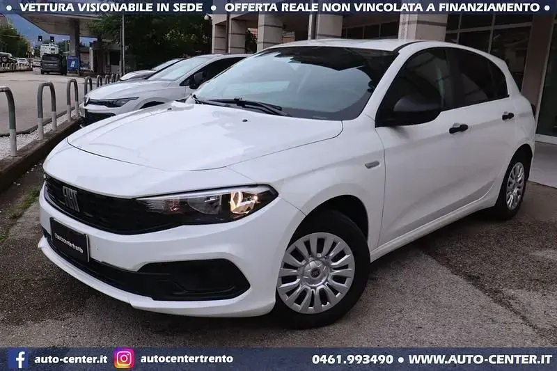 Käytetty Fiat Tipo 101 HP (74 kW) 2022 Valkoinen Viistoperä