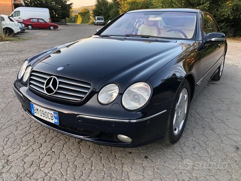 Usata Mercedes CL600 367 CV (269 kW) 2000 Blu Coupé