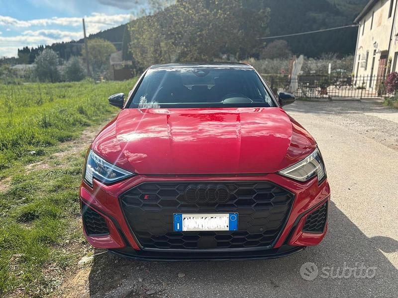 Usata Audi S3 Sport 310 CV (228 kW) 2022 Rosso Berlina