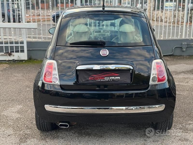 Usata Fiat 500 Lounge 75 CV (55 kW) 2009 Nero Berlina