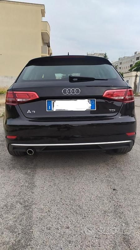 Usata Audi A3 Sport 116 CV (85 kW) 2017 Nero Berlina
