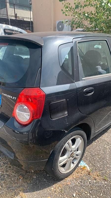 Usata Chevrolet Aveo 2008 Nero Utilitaria