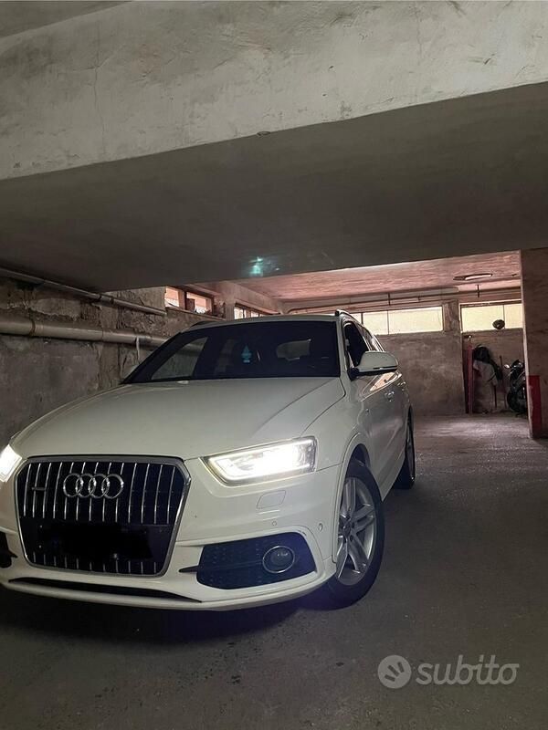 Bianco Usata 2014 Audi Q3 S-Line SUV | 15.500 € (Buon prezzo) - Immagine 1/4