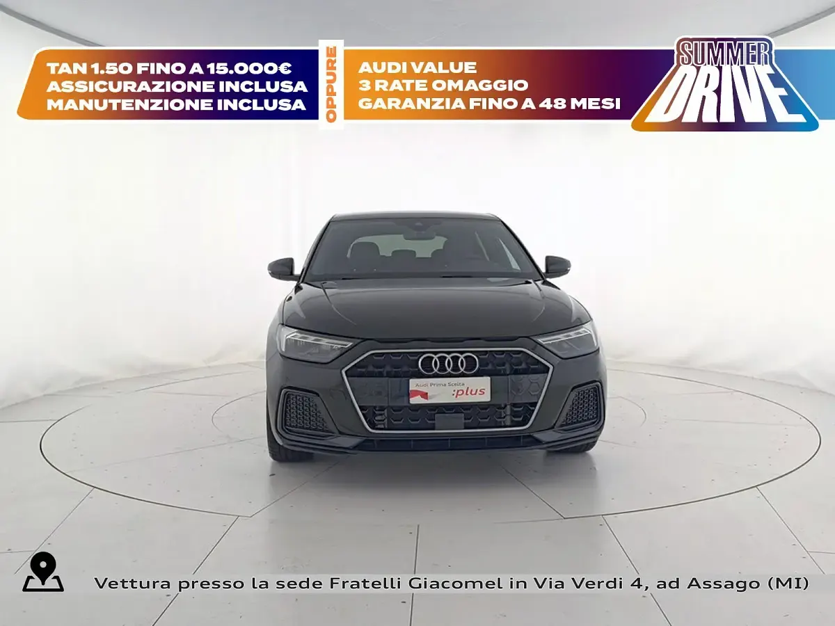 Usata Audi A1 Sportback Advanced Plus 116 CV (85 kW) 2025 Nero mito metallizzato Utilitaria