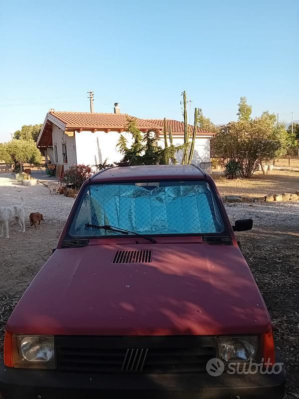 Usata Fiat Panda 2000 Rosso Utilitaria