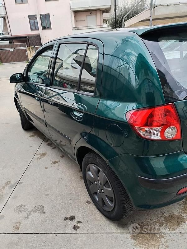 Usata Hyundai Getz Active 82 CV (60 kW) 2004 Verde Utilitaria