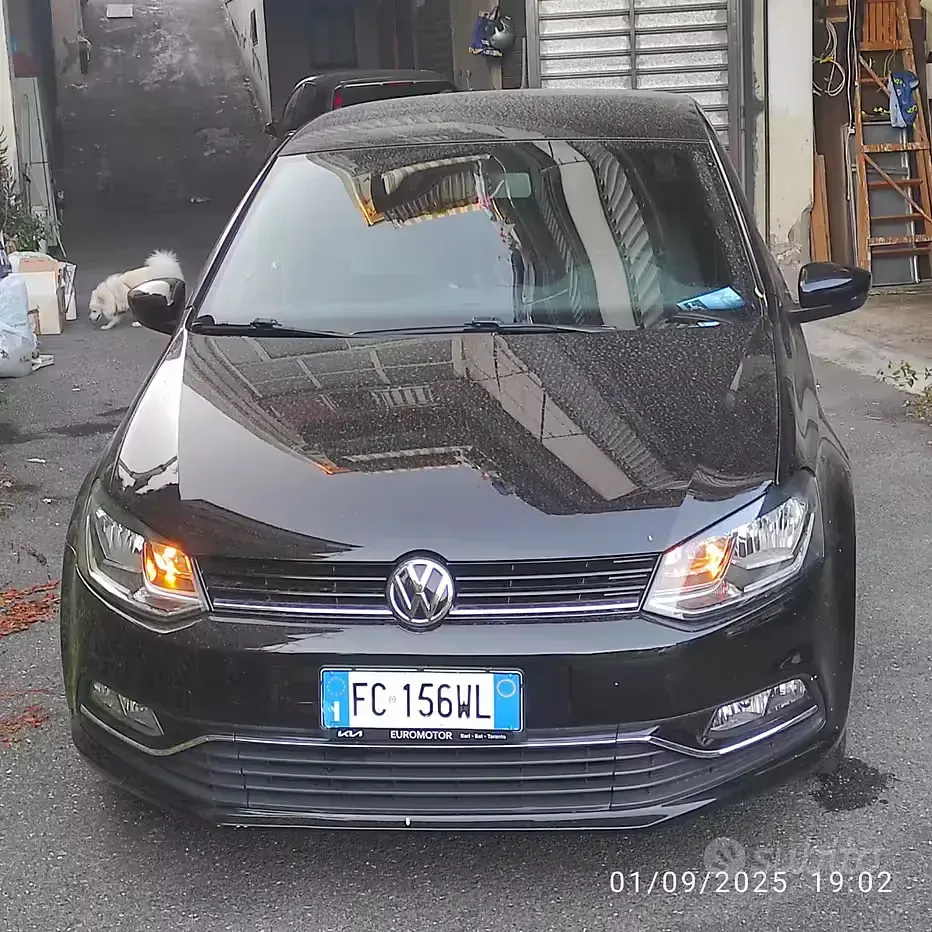 Usata VW Polo 90 CV (66 kW) 2016 Nero Utilitaria