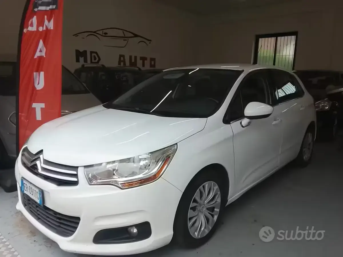 Usata Citroën C4 92 CV (67 kW) 2014 Bianco Berlina