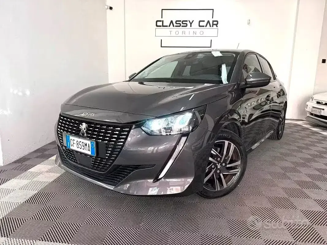 Usata Peugeot 208 Allure 131 CV (96 kW) 2021 Grigio Utilitaria