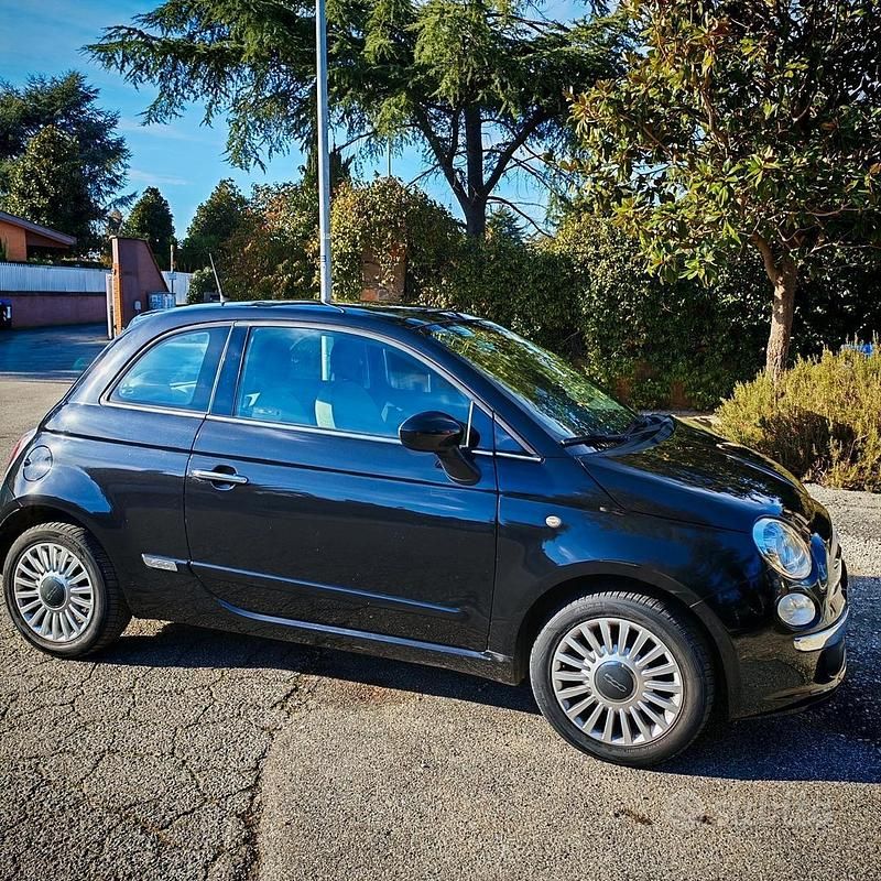 Usata Fiat 500 Lounge 69 CV (50 kW) 2014 Nero Utilitaria
