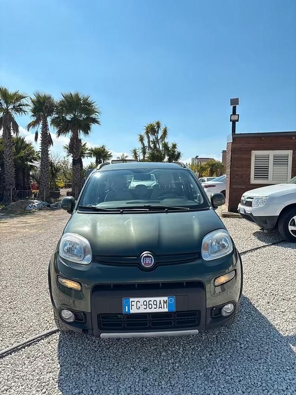 Usata Fiat Panda 4x4 S 95 CV (69 kW) 2017 Verde Utilitaria