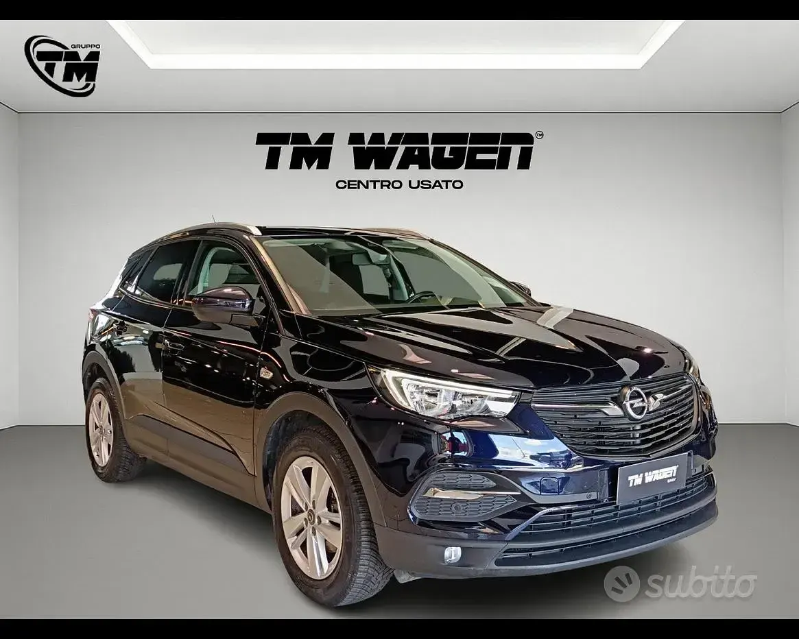 Usata Opel Grandland X Business 120 CV (88 kW) 2018 Blu metallizzato SUV