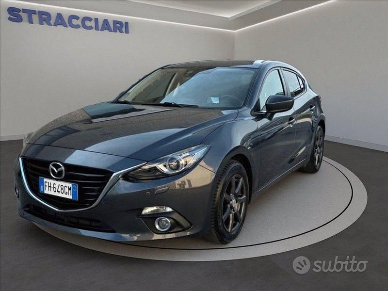 Usata Mazda 3 Exceed 105 CV (77 kW) 2017 Grigio metallizzato Berlina