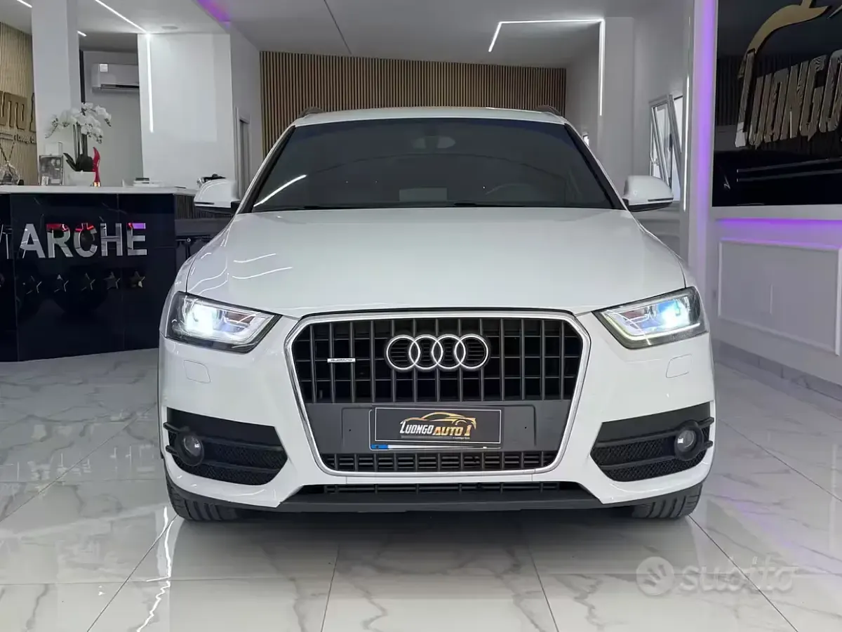 Usata Audi Q3 S-Line 177 CV (130 kW) 2014 Bianco SUV