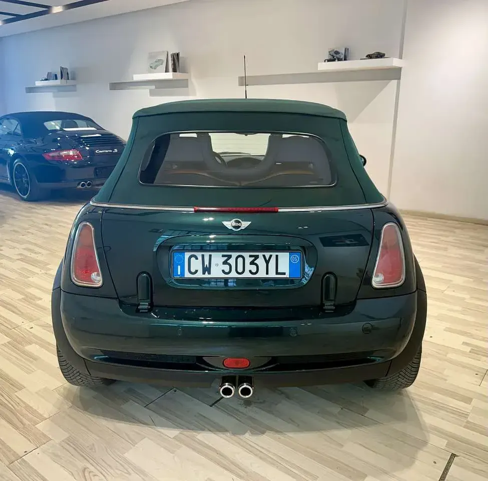 Usata Mini Cooper S Cabriolet 170 CV (125 kW) 2005 Verde Cabrio