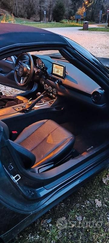 Usata Mazda MX5 Exceed 160 CV (117 kW) 2016 Grigio Cabrio