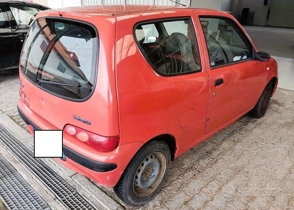Usata Fiat Seicento 54 CV (39 kW) 2003 Rosso Utilitaria