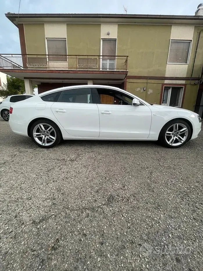 Usata Audi A5 Sportback S-Line 177 CV (130 kW) 2013 Bianco Utilitaria