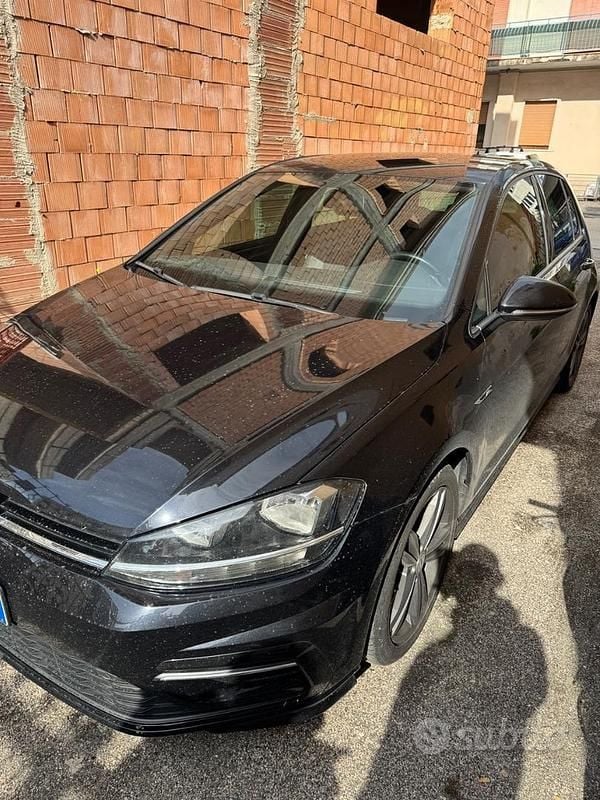 Usata VW Golf VII R-line 110 CV (80 kW) 2018 Nero Berlina