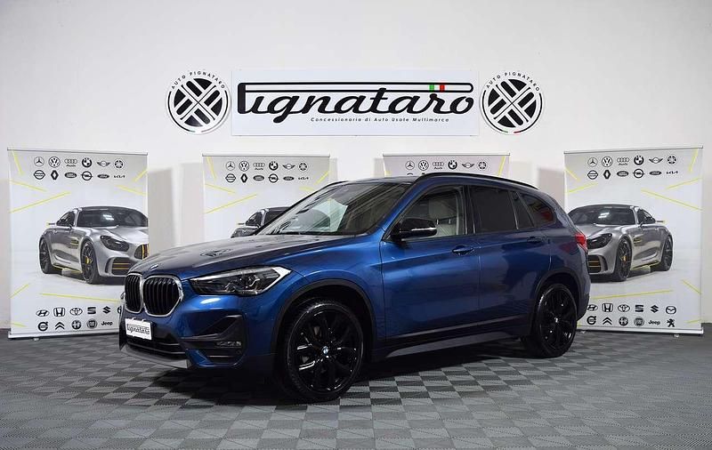 Usata BMW X1 M Sport 150 CV (110 kW) 2021 Blu metallizzato phytonic SUV
