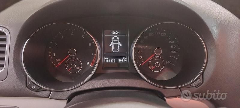 Usata VW Golf VI 122 CV (89 kW) 2010 Grigio Utilitaria