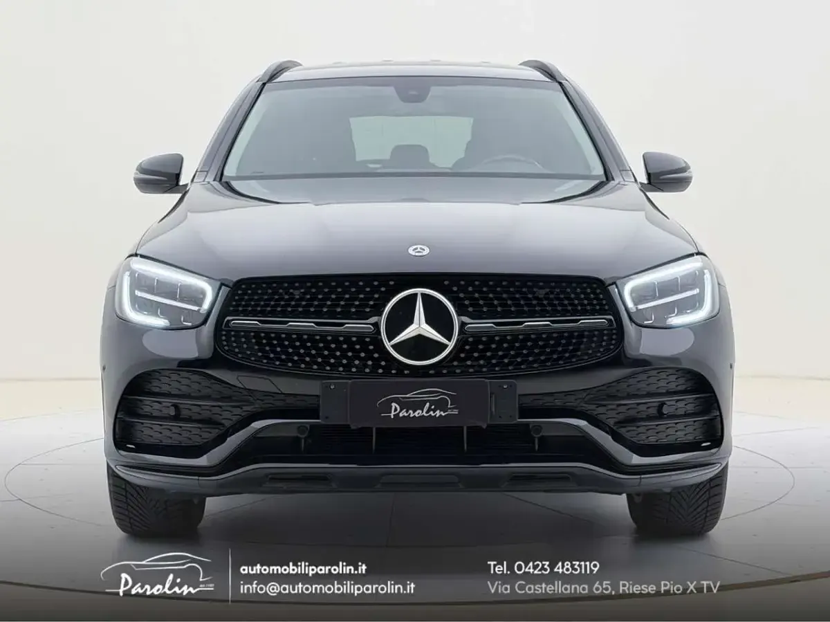 Usata Mercedes GLC300de Premium 306 CV (225 kW) 2021 Nero ossidiana SUV