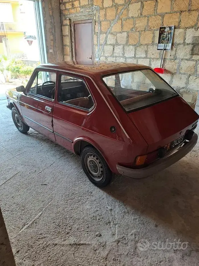 Usata Fiat 127 1980 Rosso Utilitaria