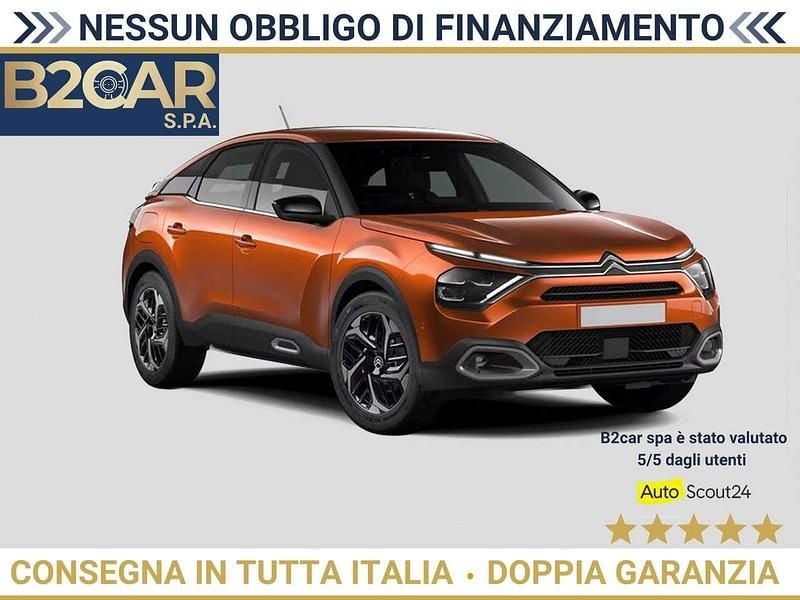 Usata Citroën e-C4 Shine 100 kW (136 CV) 2021 Arancione Utilitaria