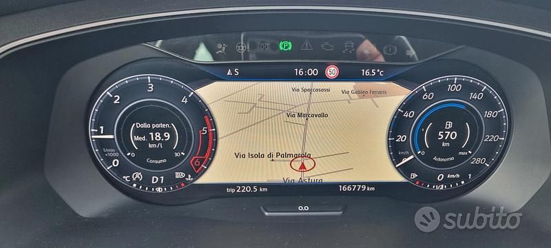 Usata VW Tiguan 150 CV (110 kW) 2016 Bianco SUV