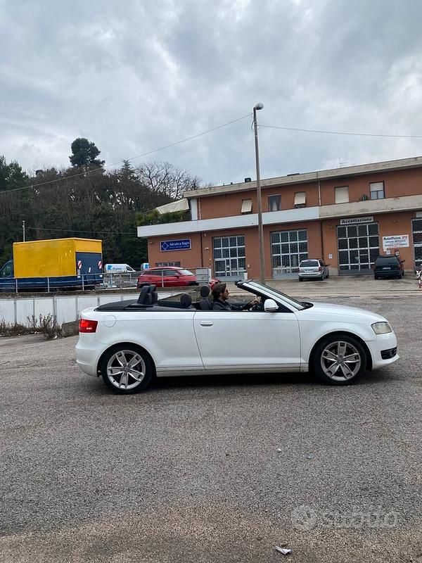 Usata Audi A3 Cabriolet 2008 Bianco Cabrio