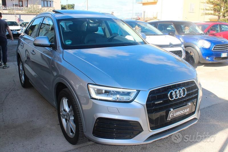 Usata Audi Q3 S-Line 150 CV (110 kW) 2016 Grigio SUV