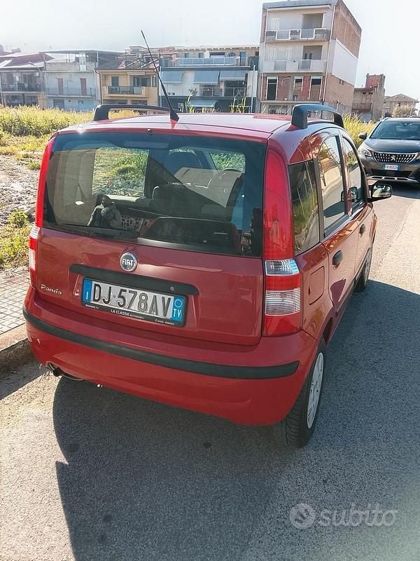 Usata Fiat Panda 2007 Rosso Utilitaria
