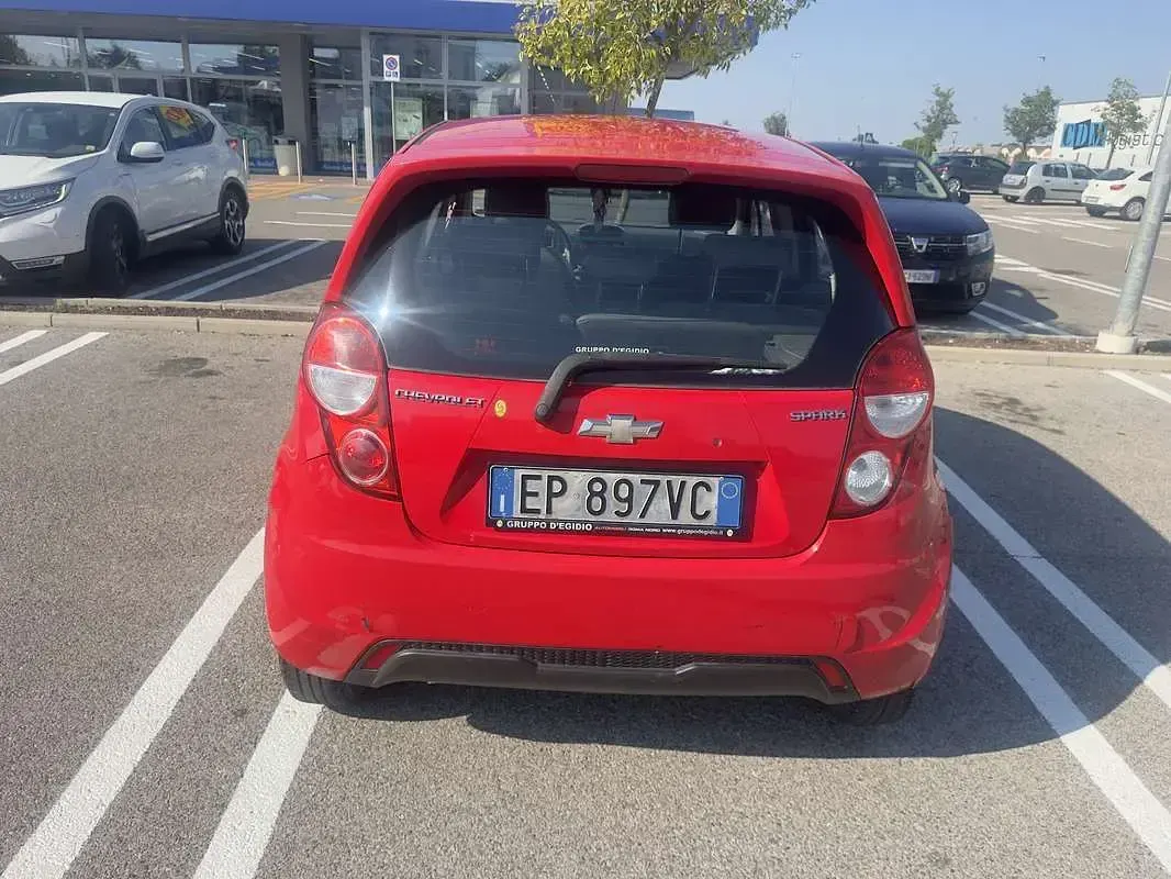Usata Chevrolet Spark LS 68 CV (50 kW) 2013 Rosso Utilitaria