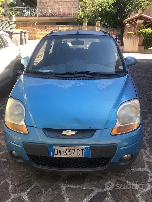 Blu Usata 2008 Chevrolet Matiz Due volumi | 1000 € (Buon prezzo) - Immagine 1/4