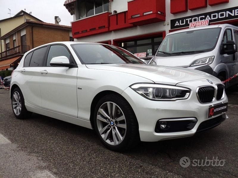 Usata BMW 114 Efficient Dynamics 95 CV (69 kW) 2017 Bianco Utilitaria