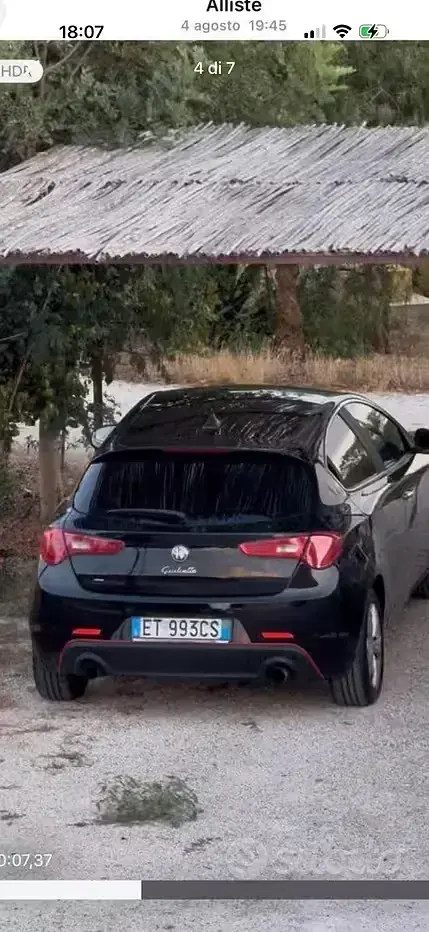 Usata Alfa Romeo Giulietta 170 CV (125 kW) 2013 Nero Utilitaria