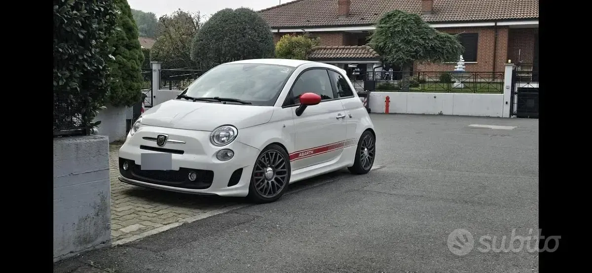 Usata Abarth 595 135 CV (99 kW) 2014 Bianco Berlina