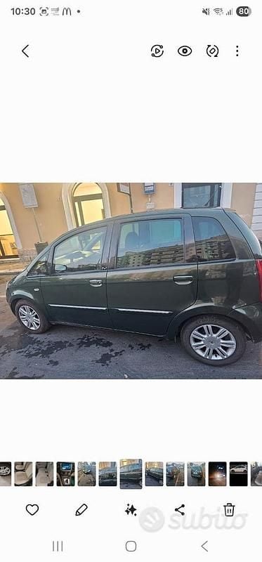 Usata Lancia Musa Platinum 70 CV (51 kW) 2005 Verde Monovolume