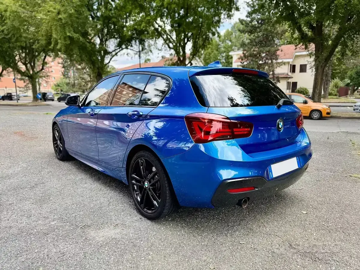 Usata BMW 116 M Sport 116 CV (85 kW) 2018 Blu Utilitaria