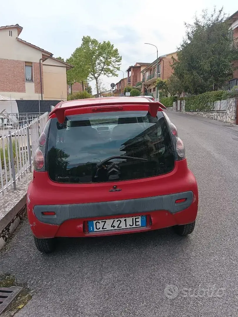 Usata Citroën C1 68 CV (50 kW) 2006 Rosso Utilitaria