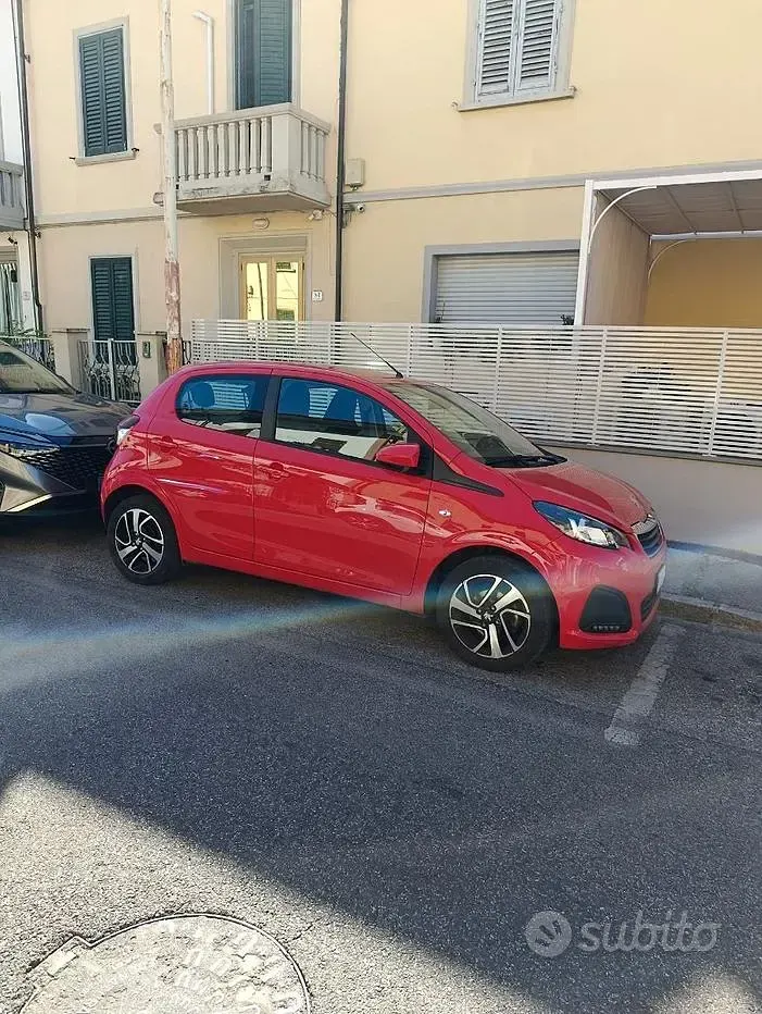 Usata Peugeot 108 72 CV (52 kW) 2021 Rosso Berlina