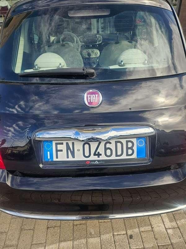 Usata Fiat 500 Lounge 95 CV (69 kW) 2018 Nero Utilitaria